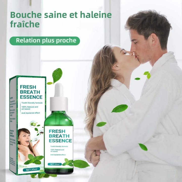 Essence élimine les odeurs buccales, haleine fraîche, soin de nettoyage buccal